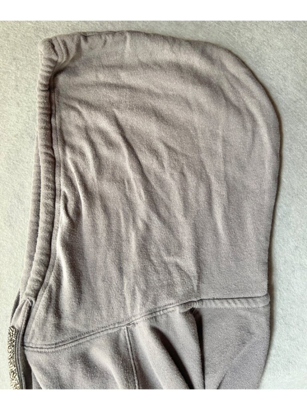 Torrid Hoodie Women's 4X Gray Glam Drawstring Ribbed Cuffs Bottom Band Gorp Core - Picture 8 of 13
